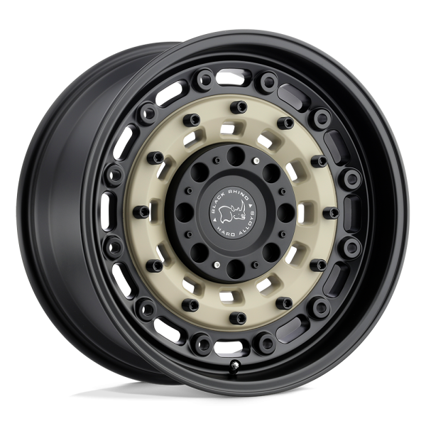 arsenalSB1 18" BLACK RHINO WHEELS ARSENAL SAND ON BLACK FINISH OFF-ROAD RIMS