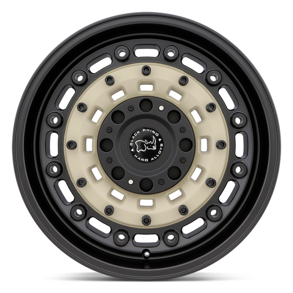 18" BLACK RHINO WHEELS ARSENAL SAND ON BLACK FINISH OFF-ROAD RIMS