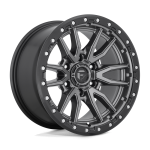 20x10" FUEL WHEELS D680 REBEL MATTE ANTHRACITE FINISH RIMS 6x139 ET-18 BUY 3 GET 1 FREE PROMO