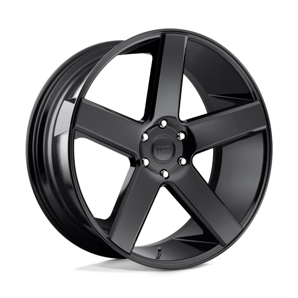 20" DUB WHEELS BALLER S216 GLOSS BLACK FINISH RIMS
