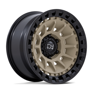 18" BLACK RHINO WHEELS BARRAGE BR009 DESERT SAND MATTE BLACK FINISH OFF-ROAD RIMS