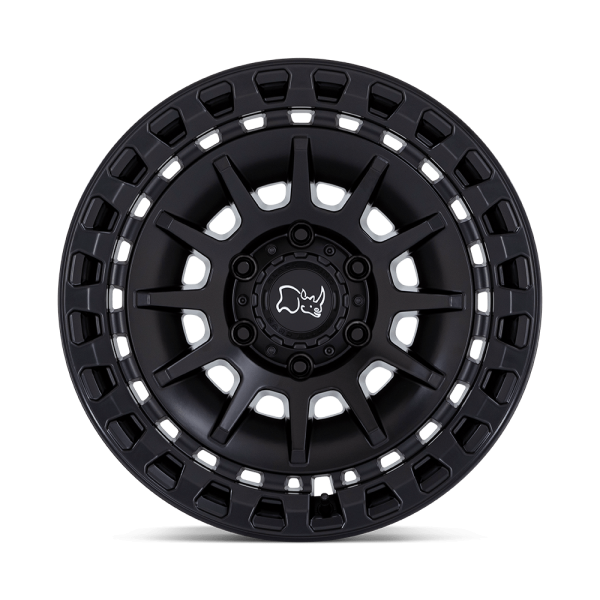 18" BLACK RHINO WHEELS BARRAGE BR009 MATTE BLACK FINISH OFF-ROAD RIMS