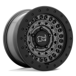 18" BLACK RHINO WHEELS BARRICADE GUNBLACK FINISH BLACK ROCK GUARD OFF-ROAD RIMS