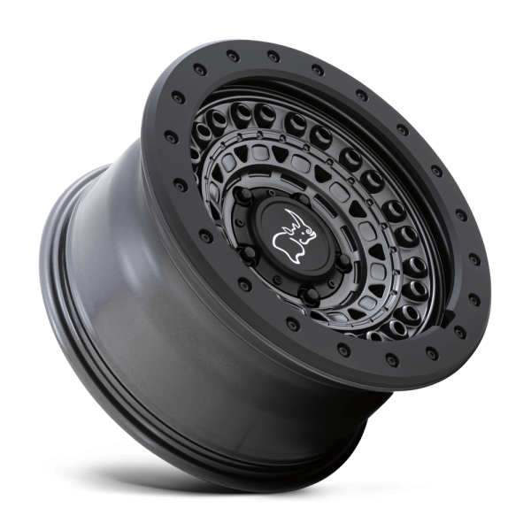 18" BLACK RHINO WHEELS BARRICADE GUNBLACK FINISH BLACK ROCK GUARD OFF-ROAD RIMS