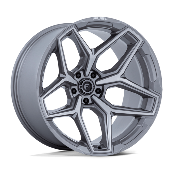 bf5d9728fb3d6f842074e2d89b5b40b70cb7b7138fe67ad3031b1a6d2b43c4bc 17" FUEL WHEELS FC854 FLUX 5 PLATINUM OFF-ROAD RIMS