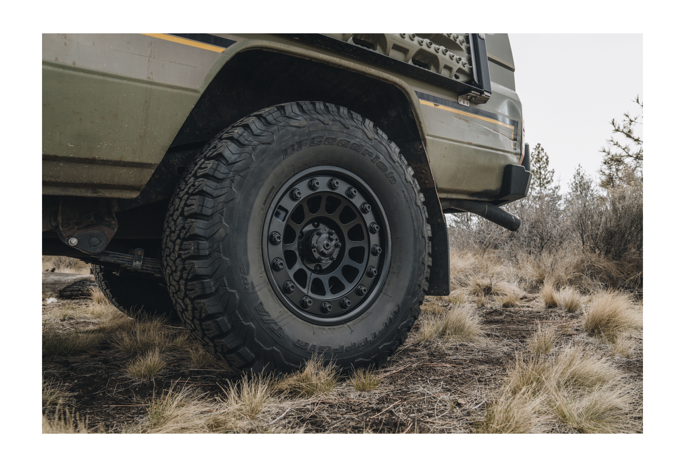 18" BLACK RHINO WHEELS OUTBACK BR012 MATTE BLACK FINISH OFF-ROAD RIMS