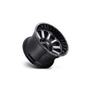 17" FUEL WHEELS D620 HARDLINE GLOSS BLACK MATTE OFF-ROAD RIMS - Image 2