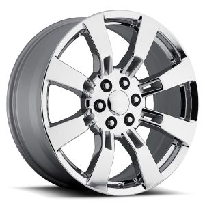 20" FACTORY REPRODUCTIONS WHEELS FR40 CADILLAC DENALI ESCALADE CHROME FINISH RIMS