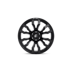 17" FUEL WHEELS D673 BLITZ GLOSS BLACK MILLED FINISH OFF-ROAD RIMS - Image 3