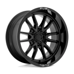 20x10" FUEL WHEELS D760 CLASH GLOSS BLACK FINISH RIMS 6x139 ET-18 BUY 3 GET 1 FREE PROMO
