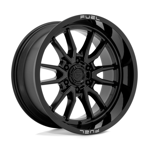 20x10" FUEL WHEELS D760 CLASH GLOSS BLACK FINISH RIMS 6x139 ET-18 BUY 3 GET 1 FREE PROMO