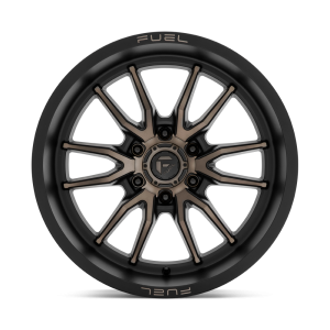 17" FUEL WHEELS D762 CLASH 6 MATTE BLACK WITH DARK TINT OFF-ROAD RIMS - Image 3