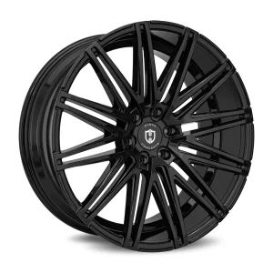 22" CURVA CONCEPTS WHEELS C48 6 LUG GLOSS BLACK FORGED FINISH RIMS