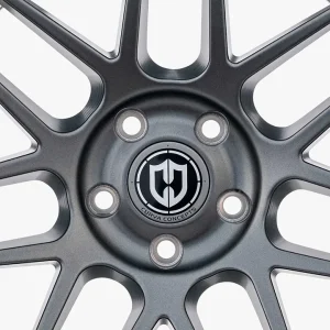 18" CURVA CONCEPTS WHEELS CFF300 GUNMETAL FORGED FINISH RIMS - Image 3