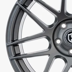 18" CURVA CONCEPTS WHEELS CFF300 GUNMETAL FORGED FINISH RIMS - Image 2