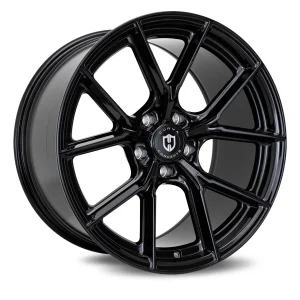 18" CURVA CONCEPTS WHEELS CFF70 GLOSS BLACK FORGED FINISH RIMS
