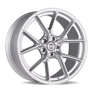 19" CURVA CONCEPTS WHEELS CFF70 SILVER MACHINED FACE SATIN FORGED FINISH RIMS