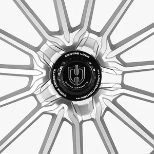 19" CURVA CONCEPTS WHEELS CFF75 SILVER FORGED FINISH RIMS - Image 3