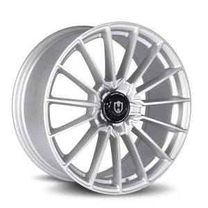 19" CURVA CONCEPTS WHEELS CFF75 SILVER FORGED FINISH RIMS