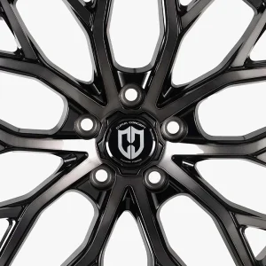 20" CURVA CONCEPTS WHEELS CFF76 GLOSS BLACK MACHINED TINT SS LIP FORGED FINISH RIMS - Image 3