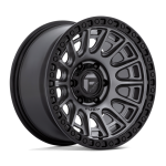 17" FUEL WHEELS D835 CYCLE MATTE GUNMETAL WITH BLACK RING OFF-ROAD RIMS