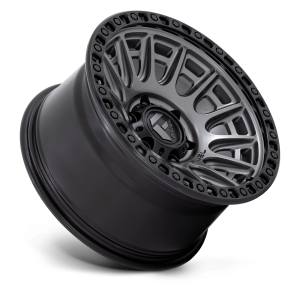 17" FUEL WHEELS D835 CYCLE MATTE GUNMETAL WITH BLACK RING OFF-ROAD RIMS - Image 2
