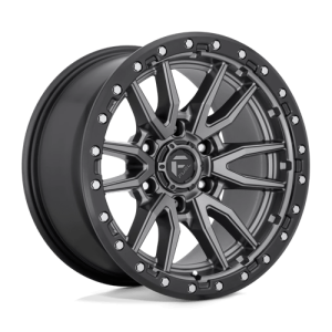 20x10" FUEL WHEELS D680 REBEL MATTE GUNMETAL BLACK BEAD RING FINISH RIMS  6x139 ET-18 BUY 3 GET 1 FREE PROMO - Image 2
