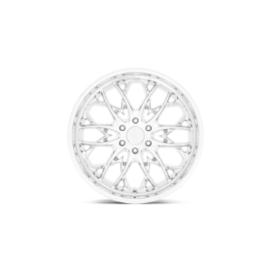 22" DUB WHEELS FLEX S257 GLOSS SILVER BRUSHED FINISH RIMS - Image 3