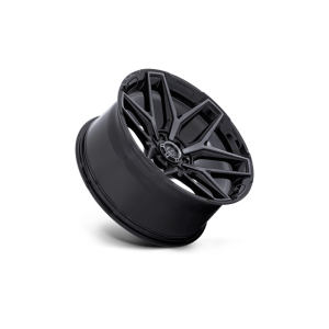 17" FUEL WHEELS FC854 FLUX 6 GLOSS BLACK BRUSHED FACE WITH GRAY TINT OFF-ROAD RIMS - Image 3