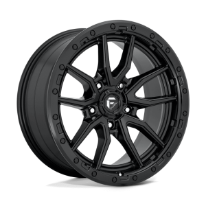 17" FUEL WHEELS D679 REBEL MATTE BLACK 5-LUG FINISH OFF-ROAD RIMS