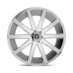 24" DUB WHEELS SHOT CALLA S120 CHROME FINISH RIMS - Image 2