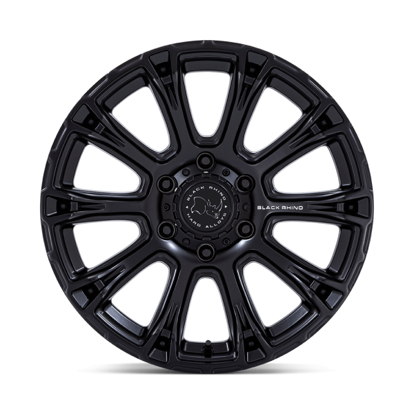 18" BLACK RHINO WHEELS DIAMONDBACK BR020 MATTE BLACK CROSSOVER RIMS