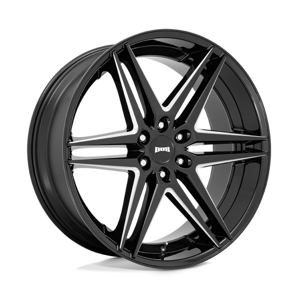 dirty-dog-s267-24x10-6lug-et25-gloss-blk-n-milled-a1-png (1) 26" DUB WHEELS DIRTY DOG S267 MATTE BLACK MILLED FINISH RIMS