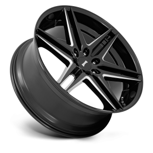 24" DUB WHEELS DIRTY DOG S267 MATTE BLACK MILLED FINISH RIMS - Image 3