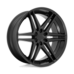 24" DUB WHEELS DIRTY DOG S269 MATTE BLACK FINISH RIMS