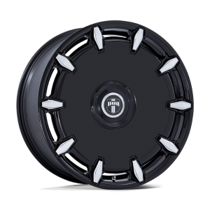 26" DUB WHEELS CHEEF DC271 GLOSS BLACK MILLED FINISH RIMS