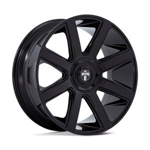 24" DUB WHEELS PULL DC273 GLOSS BLACK FINISH RIMS