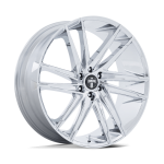 26" DUB WHEELS BLAZE DC275 CHROME FINISH RIMS