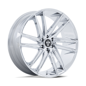 24" DUB WHEELS BLAZE DC275 CHROME FINISH RIMS
