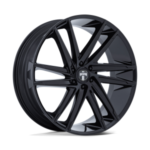 26" DUB WHEELS BLAZE DC275 GLOSS BLACK FINISH RIMS
