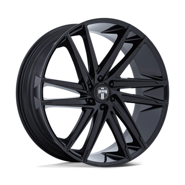 26" DUB WHEELS BLAZE DC275 GLOSS BLACK FINISH RIMS