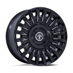 24" DUB WHEELS HONCHO DC272 GLOSS BLACK MILLED FINISH RIMS
