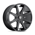 20" DUB WHEELS PUSH S110 GLOSS BLACK FINISH RIMS