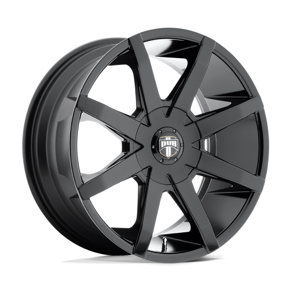20" DUB WHEELS PUSH S110 GLOSS BLACK FINISH RIMS