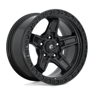17" FUEL WHEELS D697 KICKER MATTE BLACK FINISH OFF-ROAD RIMS