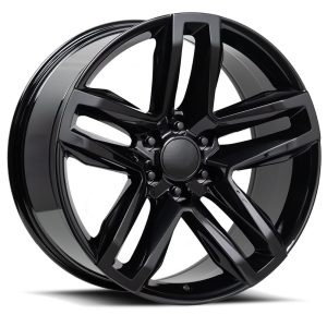 20" FACTORY REPRODUCTIONS WHEELS FR94 SILVERADO Z71 TRAIL BOSS GLOSS BLACK FINISH RIMS