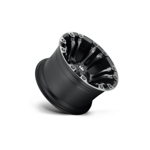 17" FUEL WHEELS D851 VAPOR MATTE BLACK WITH GRAY TINT CROSSOVER SUV RIMS - Image 2