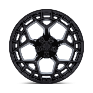 17" FUEL WHEELS FC873 CHARGER BLACKOUT FINISH 5-LUG OFF-ROAD RIMS - Image 2