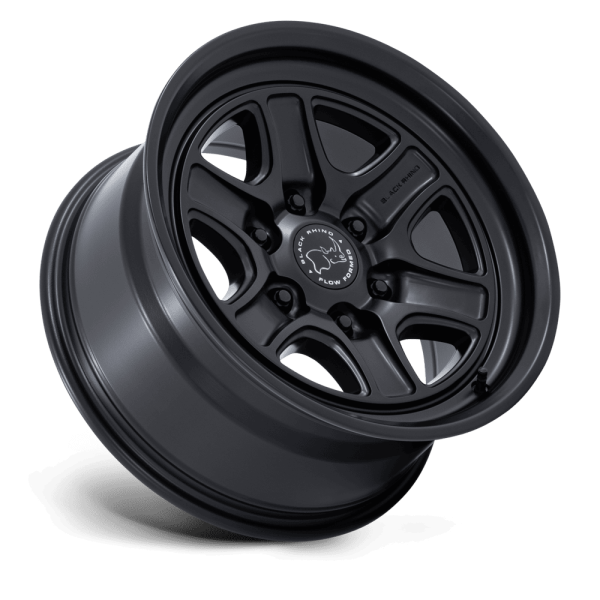 18" BLACK RHINO WHEELS ECHO BR032 MATTE BLACK FINISH OFF-ROAD FLOW FORMED RIMS