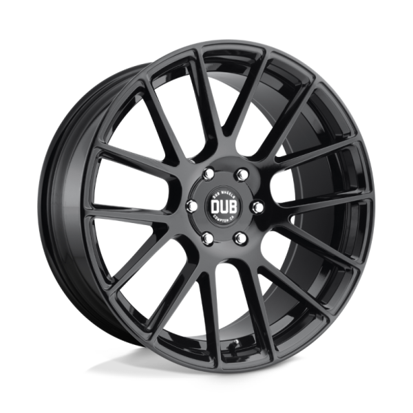 f1276fc500eff0a73ddd16537b73c7f4ff730d1b178b45ab085138e1e93be895 20" DUB WHEELS LUXE S205 GLOSS BLACK FINISH RIMS